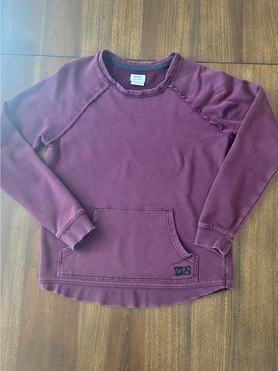 RVCA Tops - RVCA Sweatshirt Size Small Plum/Burgundy